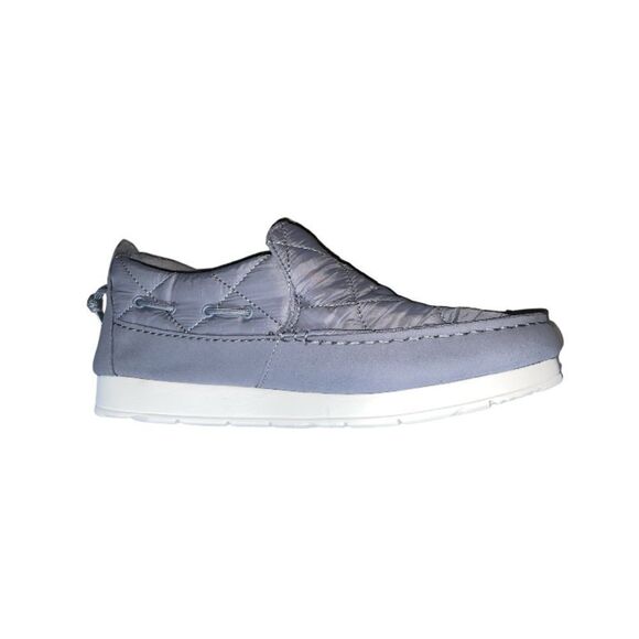 Sperry Quilted Loafers Loafer 11 Grey Sailor Minimalist Gray White Boat Shoes - Picture 1 of 7